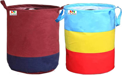 nuwi 45 L Multicolor Laundry Bag(Non Woven)