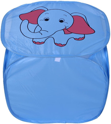 KUBER INDUSTRIES 45 L Light Blue Laundry Basket(Polyester)