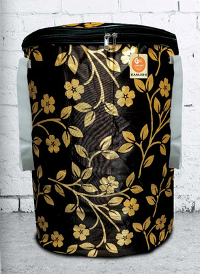 Kanushi Industries 45 L Brown Laundry Bag(Polyester, Plastic)