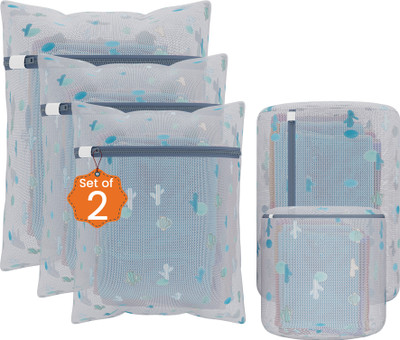 KUBER INDUSTRIES 2 L White Laundry Bag(Polyester)