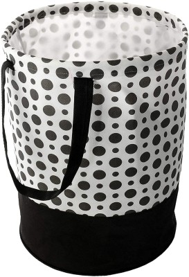 BB BACKBENCHERS 45 L Black, White Laundry Bag(Non-Woven)