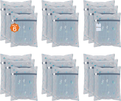 HOMESTIC by Kuber Industries 2 L White Laundry Bag(Polyester)