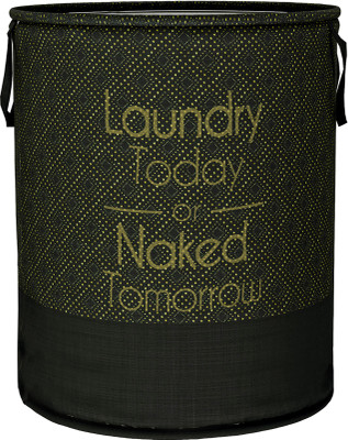 KUBER INDUSTRIES 45 L Black Laundry Bag(Non-Woven)