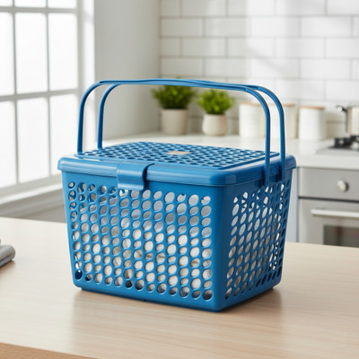 SAMIM WORLD Plastic Storage Basket(Pack of 1)