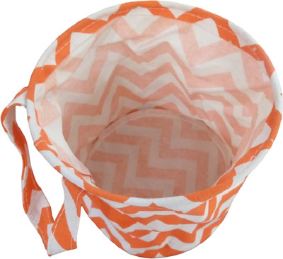 KiaraHome 10 L Orange, Multicolor Laundry Bag(Polyester)