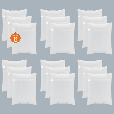 KUBER INDUSTRIES 2 L White Laundry Bag(Polyester)