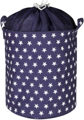 Mios 50 L Blue Laundry Basket(Canvas)