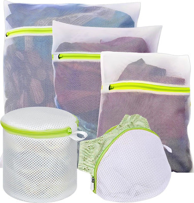 F8WARES 30 L White Laundry Bag(Nylon)