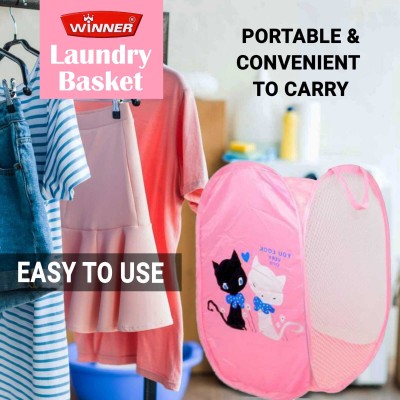 Winner 20 L Pink Laundry Bag(Nylon)