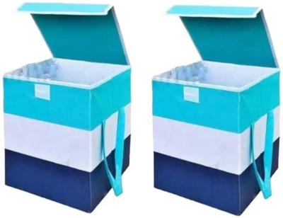 Ryboa Haima 70 L Multicolor Laundry Basket(Non-Woven)