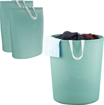 KUBER INDUSTRIES 40 L Green Laundry Bag(Polyester)