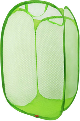 Kitchwish 45 L Green Laundry Basket(Nylon)