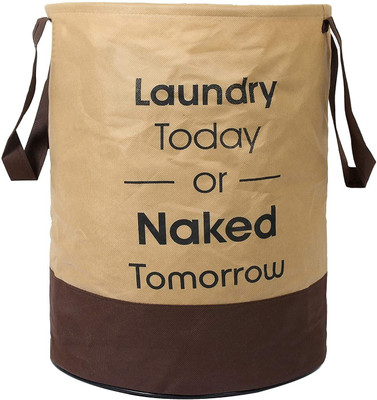 JustandKrafts 45 L Beige Laundry Bag(Non Woven)