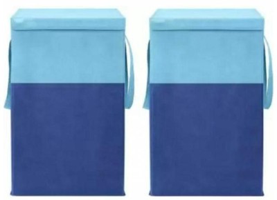 Ryboa Haima 45 L Blue Laundry Basket(Non Woven)