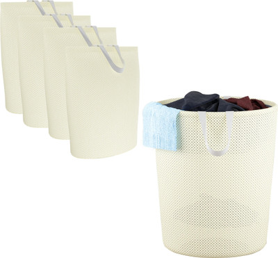 KUBER INDUSTRIES 40 L Beige Laundry Bag(Polyester)