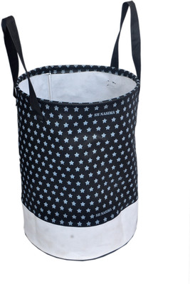 wini krafts 45 L Black Laundry Basket(Non Woven)