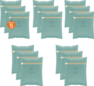 KUBER INDUSTRIES 2 L Green Laundry Bag(Polyester)