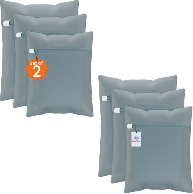 Heart Home 2 L Grey Laundry Bag(Polyester)