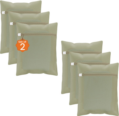 KUBER INDUSTRIES 2 L Beige Laundry Bag(Polyester)