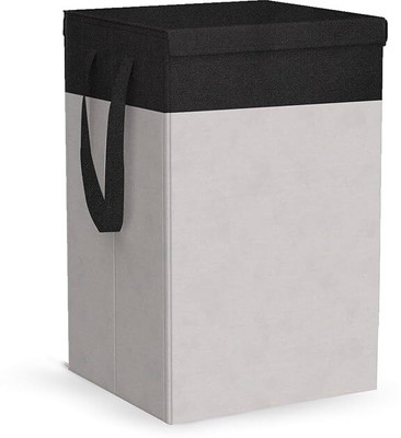 TheTrendyTailor 75 L Grey Laundry Basket(Non-Woven)