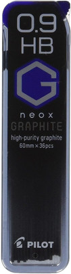 PILOTT Pilot Mechanical Pencil Lead Neox Graphite 0.9mm, HB, 36 Leads (HRF9G-20-HB) Lead Pointer(For Lead Size 0.9 mm)