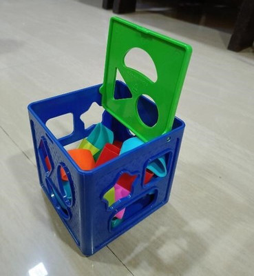 Dorytoys Plastic Shape Sorting Cube – Educational and Entertaining(1 Pieces)