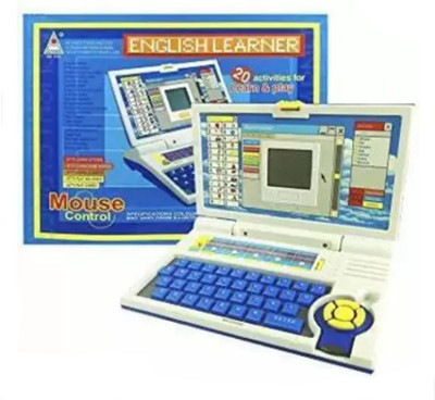 HornFlow Learning Education 20 Activities & Games Laptop Computer Toy for Kids(Blue)