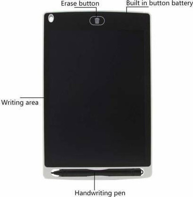 SBE LCD Writing Pad Tablet 8.5 Inch for Drawing with Stylus | Digital Notepad Tab(Black)