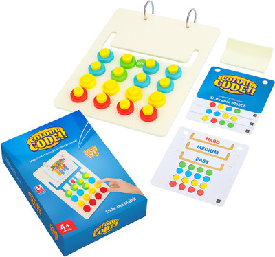 RiseAura Color Coding Sliding Puzzle Game for Kids Age 4-8(Multicolor)