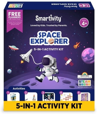 Zordik Space Explorer DIY STEM Fun,Science,Educational,Construction Based Activity Toy(Multicolor)