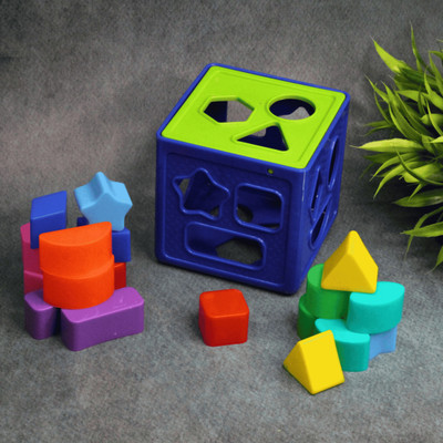 Luxen Activity Toys Baby Toddler Learning and Educational Sorting Cube Toy(Multicolor)