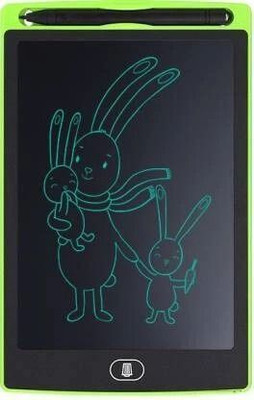 HK Toys Graphics Drawing Tablet with Battery-Free Stylus RuffPad for Kids and Adults at Home, School and Office Tablet Drawing Board/E- Slate (Paperless Memo Digital Tablet) (8. 5 inch)(Black)