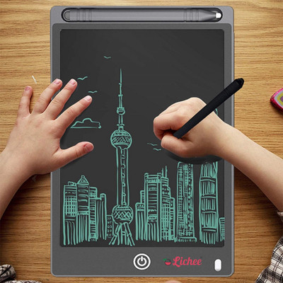 LICHEE LCD Writing Tablet, Erasable and Reusable 8.5 Inch Writing Tab for Kids(Black)