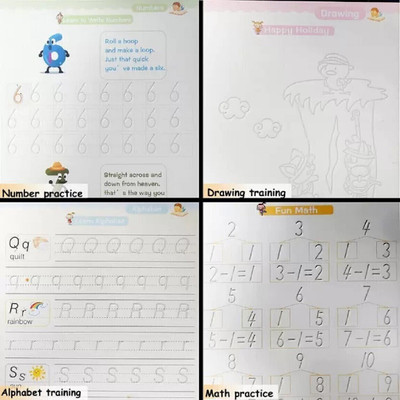 Labhimpex 1457-Magic Book: Number and Word Activity Pack(Multicolor)