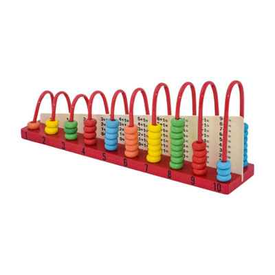 gugan toys Wooden Calculation Shelf Abacus Maths Learning Educational Kit Toy for Kids 3+(Multicolor)