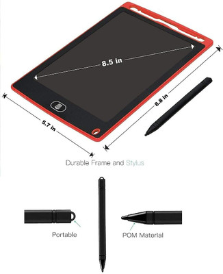 PRAYOSHA ENTERPRISE LCD Writing Tablet 8.5 Inch Screen Toys Kids Toy LCD Writing pad(Red)