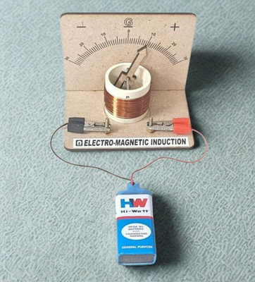 ERHIndia Galvanometer Physics Project Electromagnetic Induction Class 12 Working Model(Multicolor)
