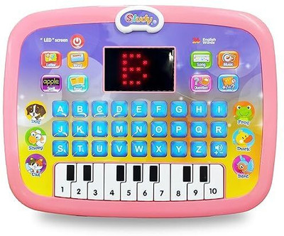 mayank & company Mini Kids Educational Piano Laptop – Fun Learning Toy with LED Screen(Multicolor)