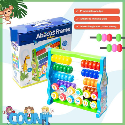 zokato Abacus Frame Deluxe Educational Toy Counting Learning Kit(Multicolor)
