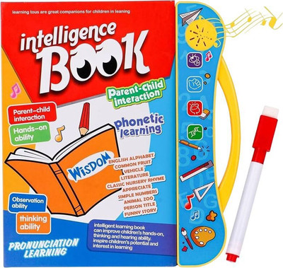Unskoolify Intelligence Book Interactive Children Book 3+ Kids(Multicolor)