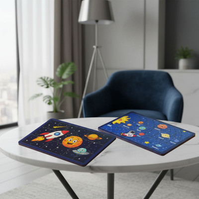 Esptronics Wooden Solar System 2 Educational Puzzle Early Learning Jigsaw Game Children(Multicolor)