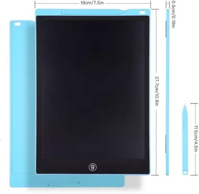 NKPR Kids Advance Portable 12inch LCD Writing Lablet Paperless Writing Board _67(Black)