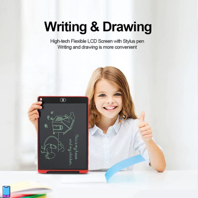TOY NAGRI LCD Writing 8.5 Inch Tablet Electronic Writing -1346(Beige)