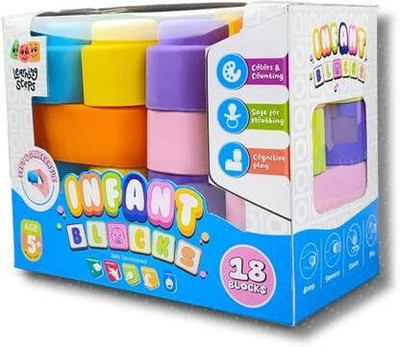TOYXIITY MALL Learning Steps Infant Blocks Montesorri Toys for Babies Colours and Counting(Multicolor)