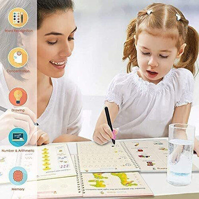 Labhimpex New-Magic Book: Shapes and Numbers Quest(Multicolor)