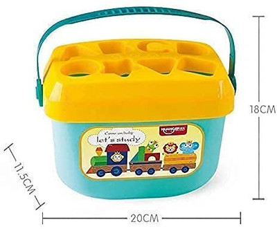 Dorytoys Baby First Blocks Color & Shape toys(Multicolor)