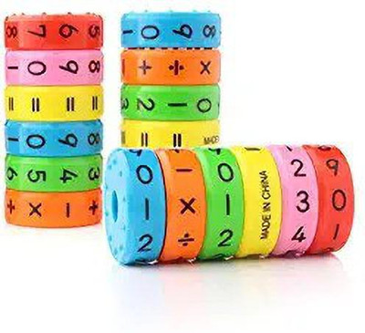 TRU TOYS Magnetic Arithmetic Learning Toy Maths for Kids Intelligence - 3 Set / 18 Pcs(Multicolor)