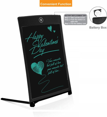 Toyvala LCD 8.5-inch Electronic Writing Pad/Tablet/Digital Slate/Drawing Board 1386(Multicolor)