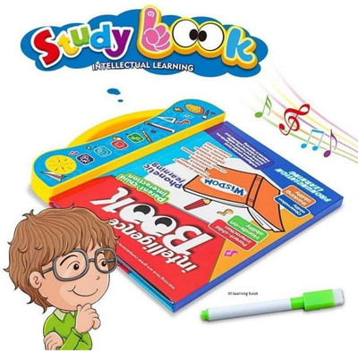 Xcillince Toys Learning Study Book with Interactive Pen and Sound Educational System(Multicolor)