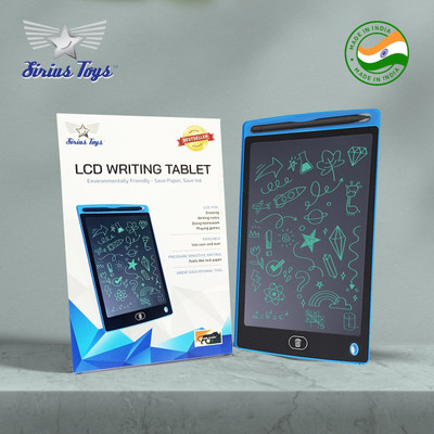Sirius Toys LCD Writing Tablet 8.5 Inch MakeInIndia(Blue)